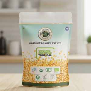 NOFH Organic Toor Dal | Certified Organic | Unpolished | Protein-Rich (5kg)