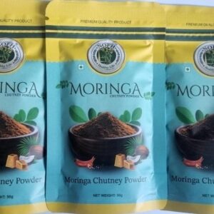 NOFH Moringa Chutney Powder | Flavorful Nutrition | Protein | Fiber-Rich | Perfect with Idli, Dosa & Rice(50g) I PACK OF 3