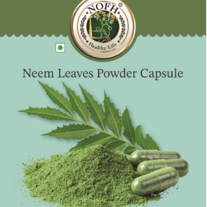 Organic Neem Leaves Powder Capsules | 120 Capsules (500 mg Each)