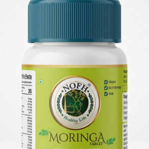 NOFH Moringa Tablets-500mg | Superfood | Daily Plant-Based Nutrition | 60 Tablets